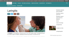 Desktop Screenshot of laringitis.org